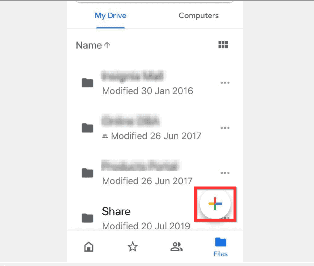 how to upload photos from computer to google drive