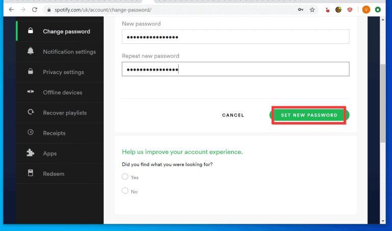change spotify login to not use facebook