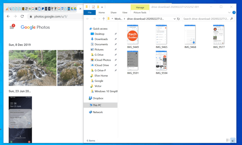 google drive download all photos