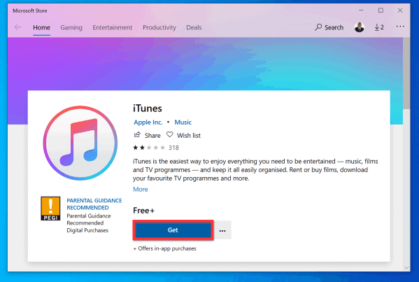 itunes download for windows 10 l