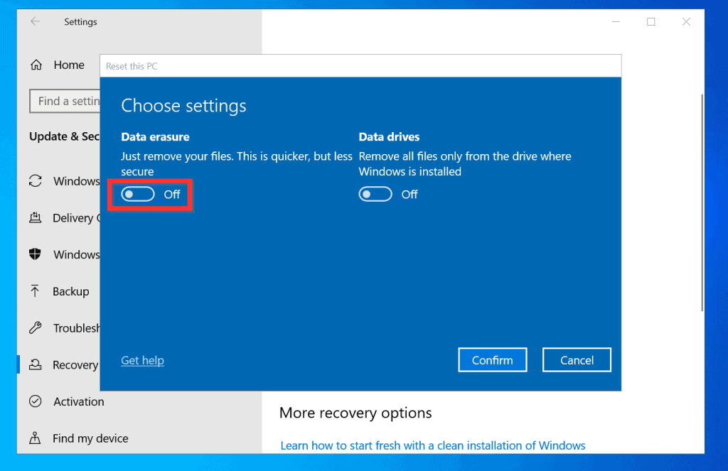 how to reformat windows 10 multiple drives