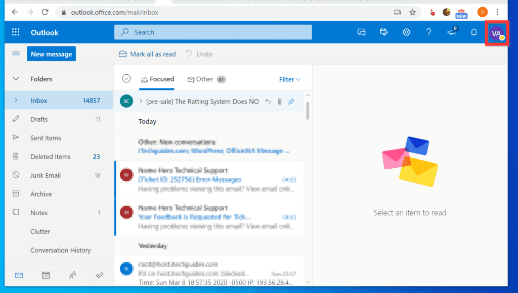 outlook sign out of all devices
