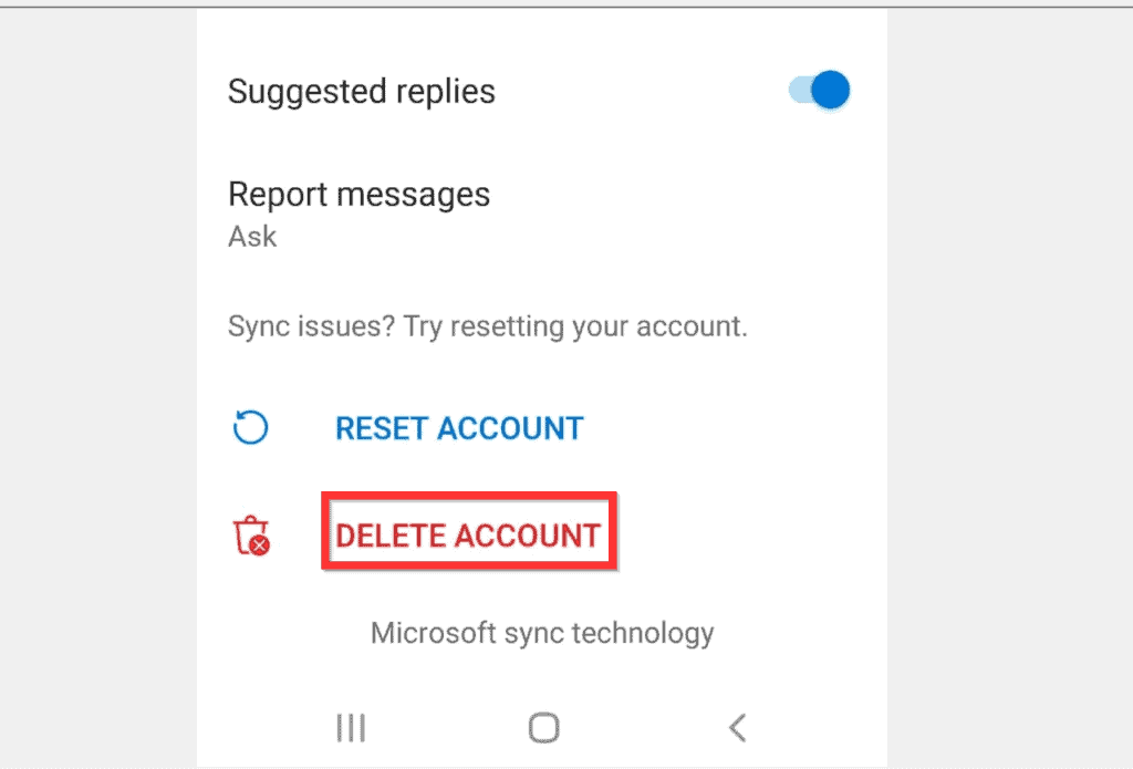how to sign out from outlook