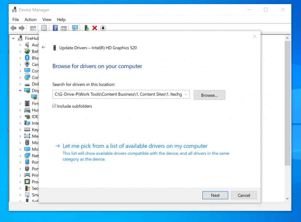 lenovo driver update graphics windows 10