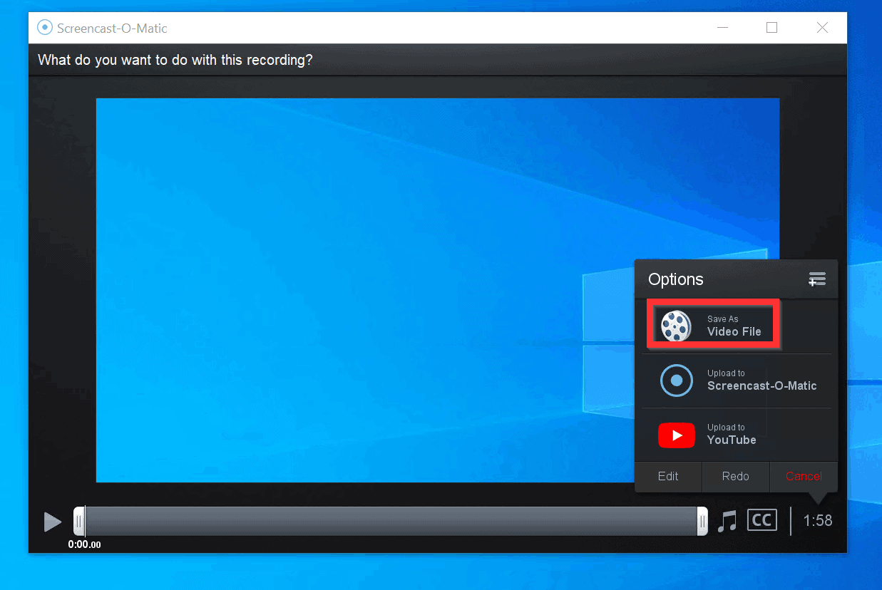 record videos on screen windows 10