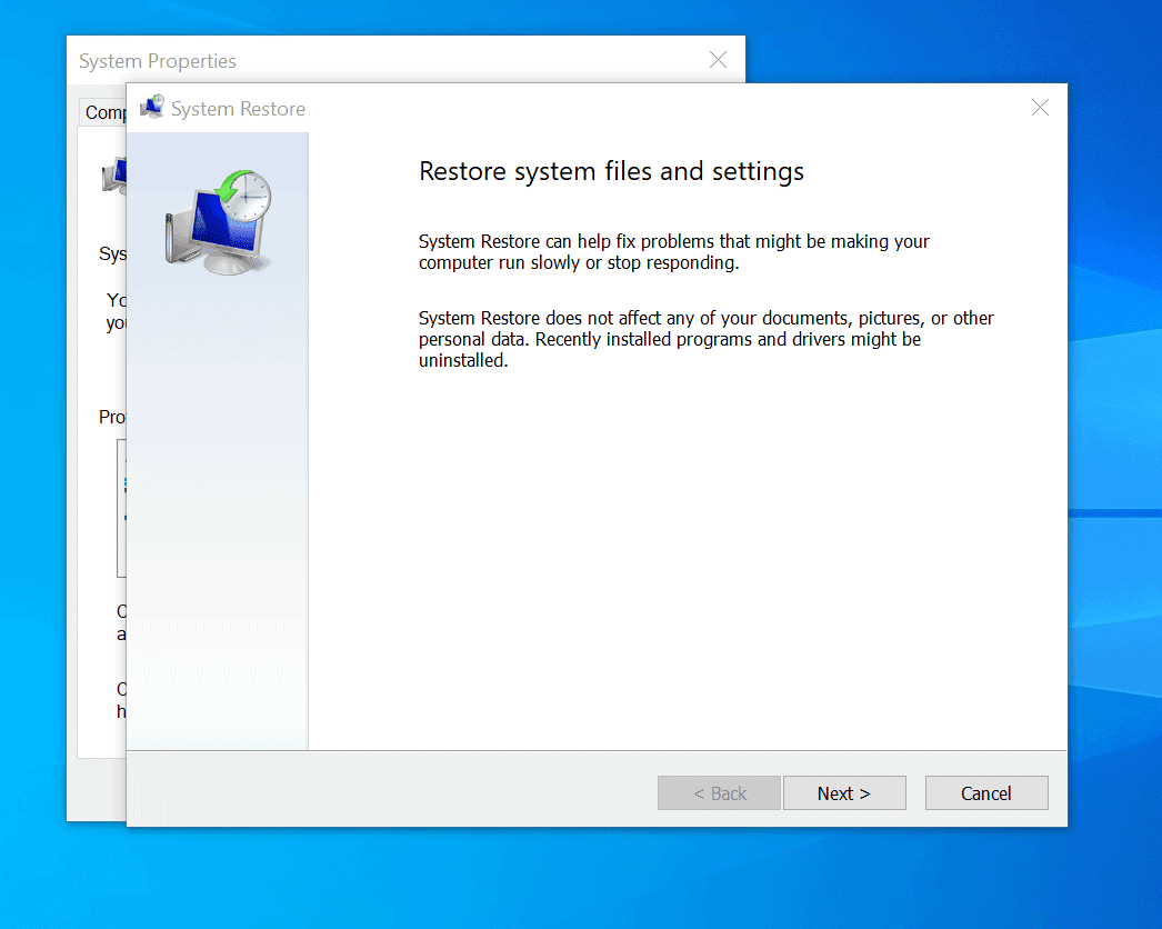 recovery deleted files windows 10