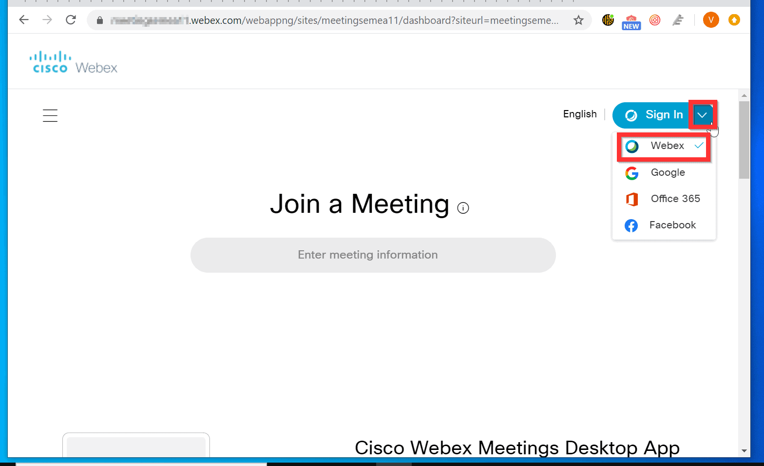 How to Use Webex to Schedule or Join a Meeting