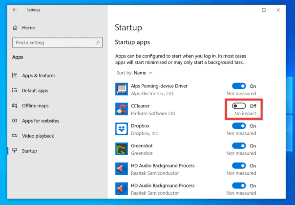 windows 10 how to make a program run on startup
