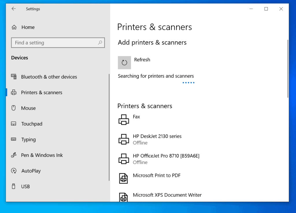 add printer driver manually windows 10