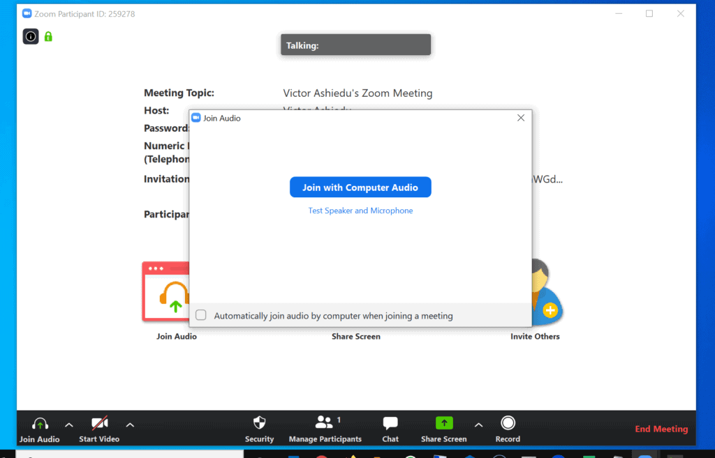 how to set up a zoom meeting on pc