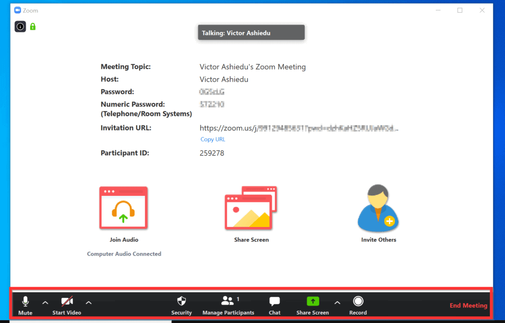 how to set up a zoom meeting on desktop