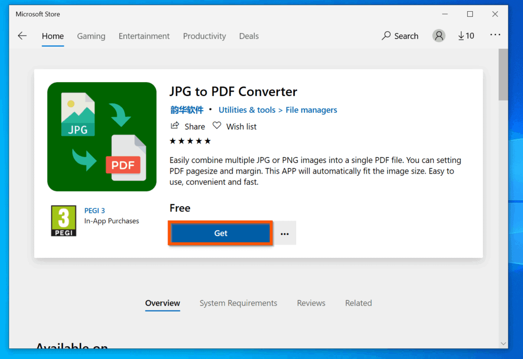 convert jpg to pdf and combine