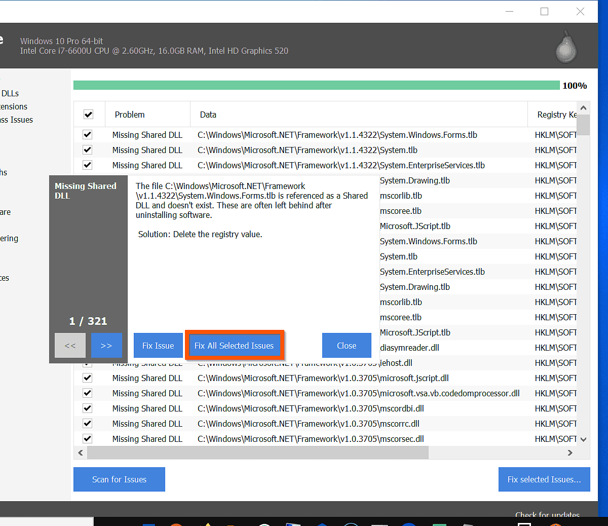 best program to clean registry for windows 10