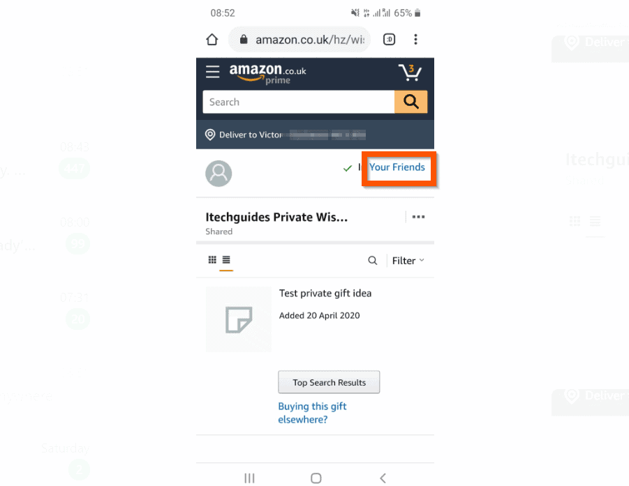 Amazon wish list see who purchased
