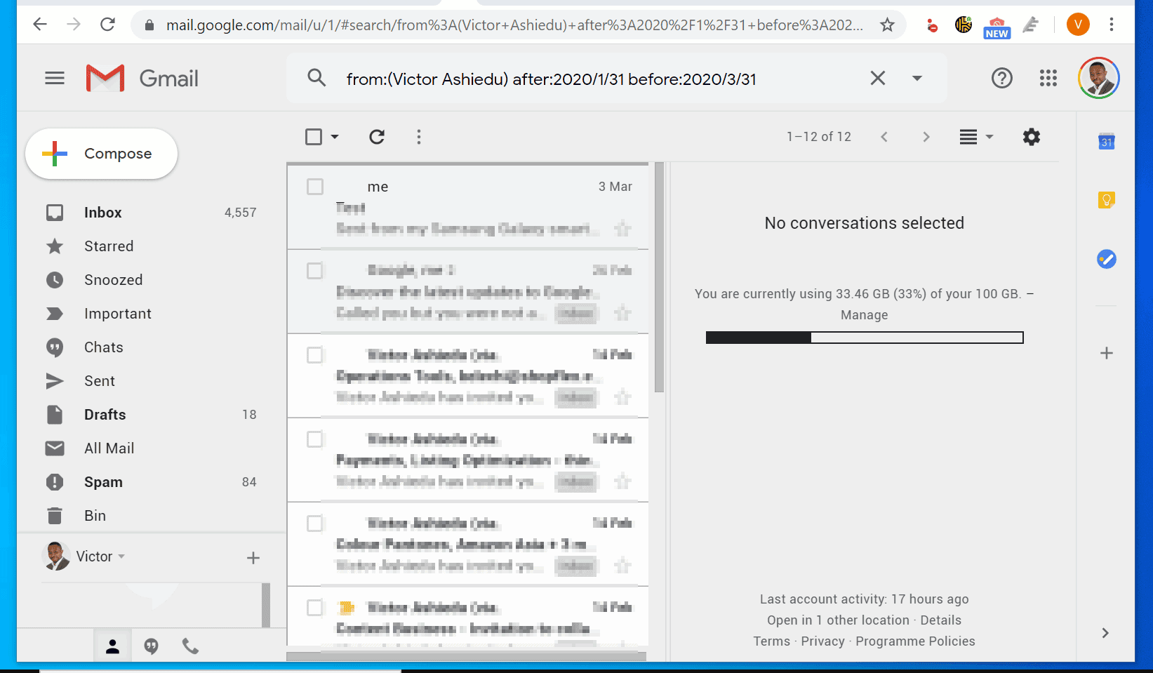 gmail filter unreplied mail
