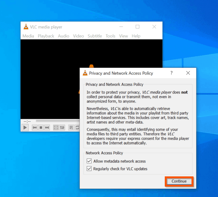 how to use vlc app windows 10