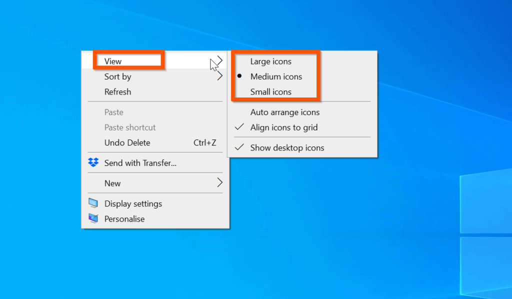 How to Change Icon Size Windows 10 for Desktop and Folder Icons