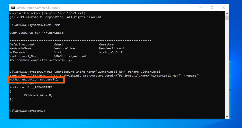 list attached devices command prompt windows 10