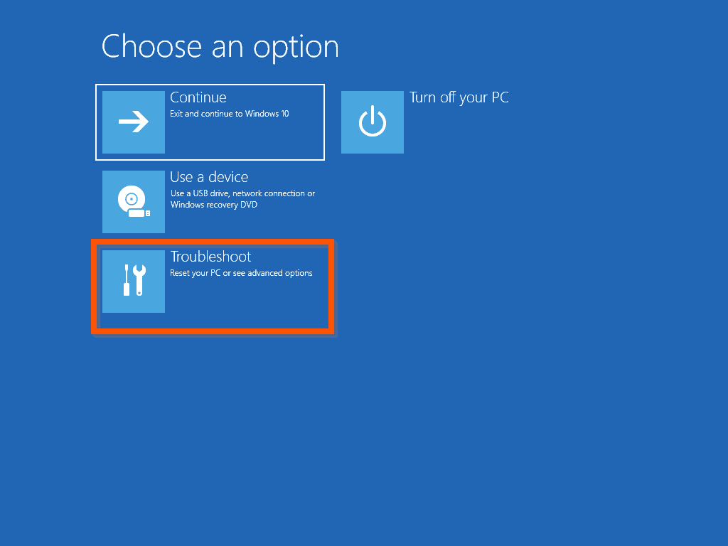 what does reset pc do in windows 10