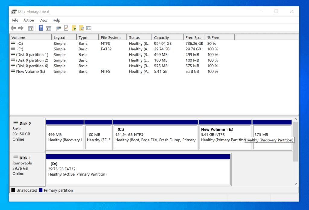 format disk windows 10 greyed out