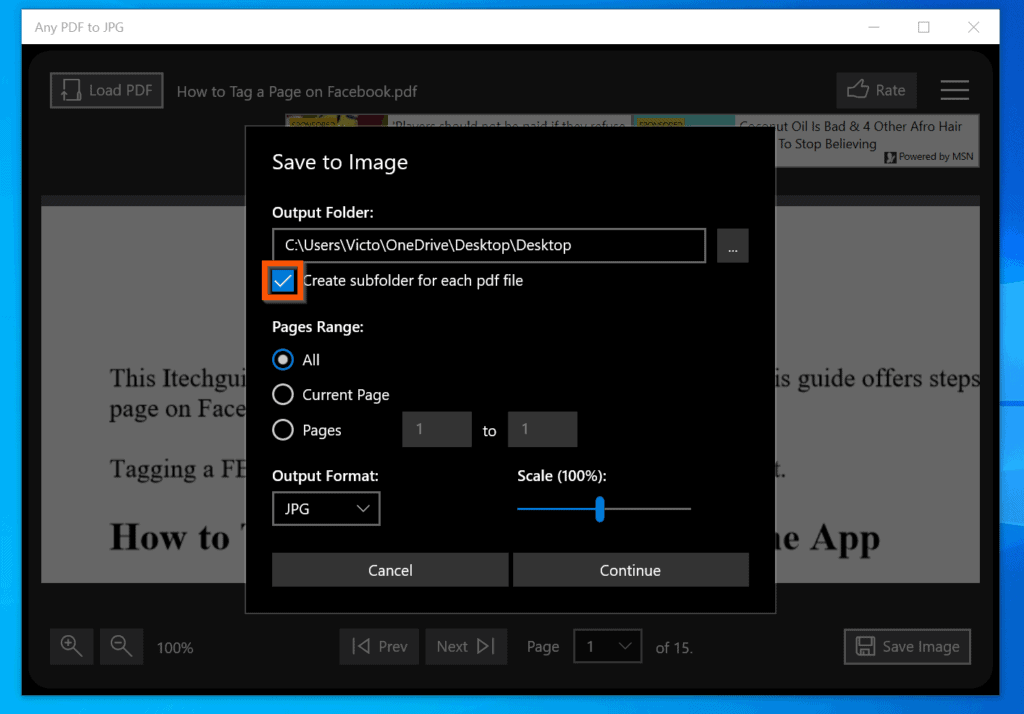 convert jpg to pdf windows 10 online free