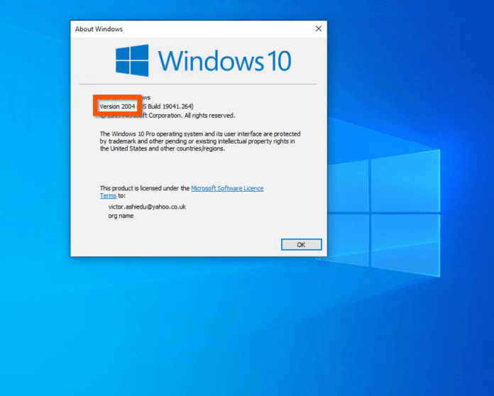 windows 10 2004 download