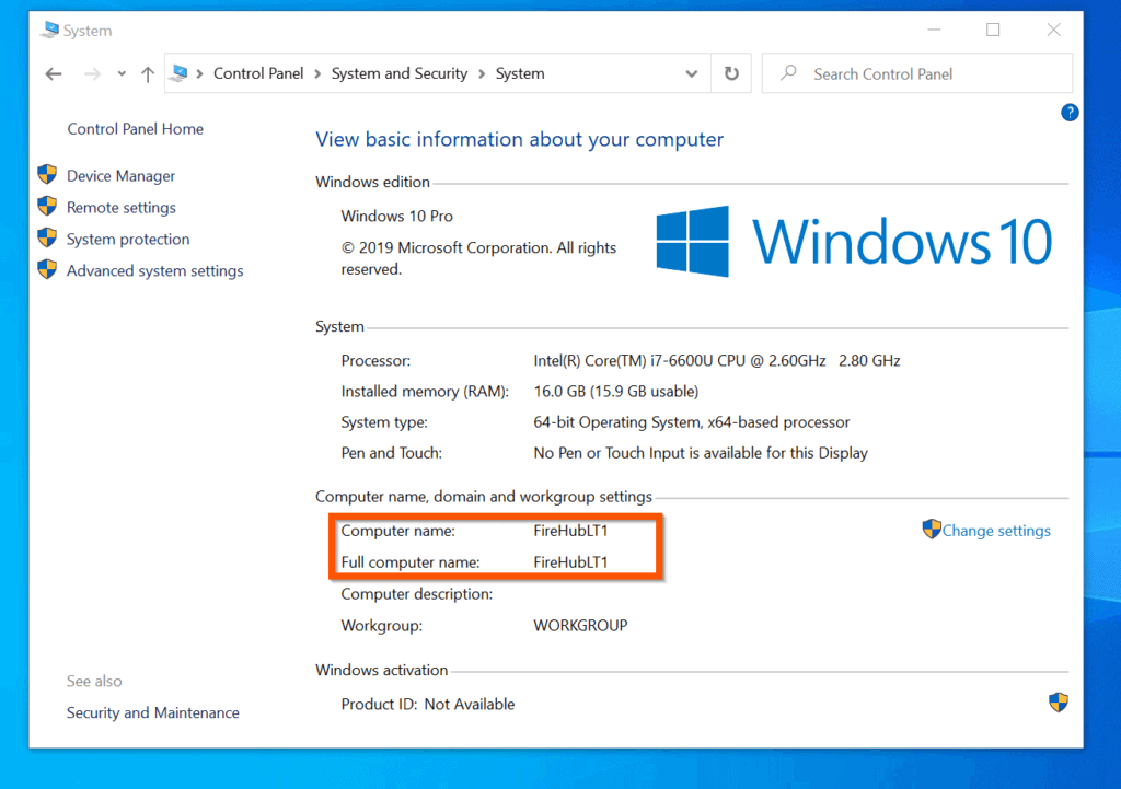 How to Find Computer Name Windows 10 - Itechguides.com