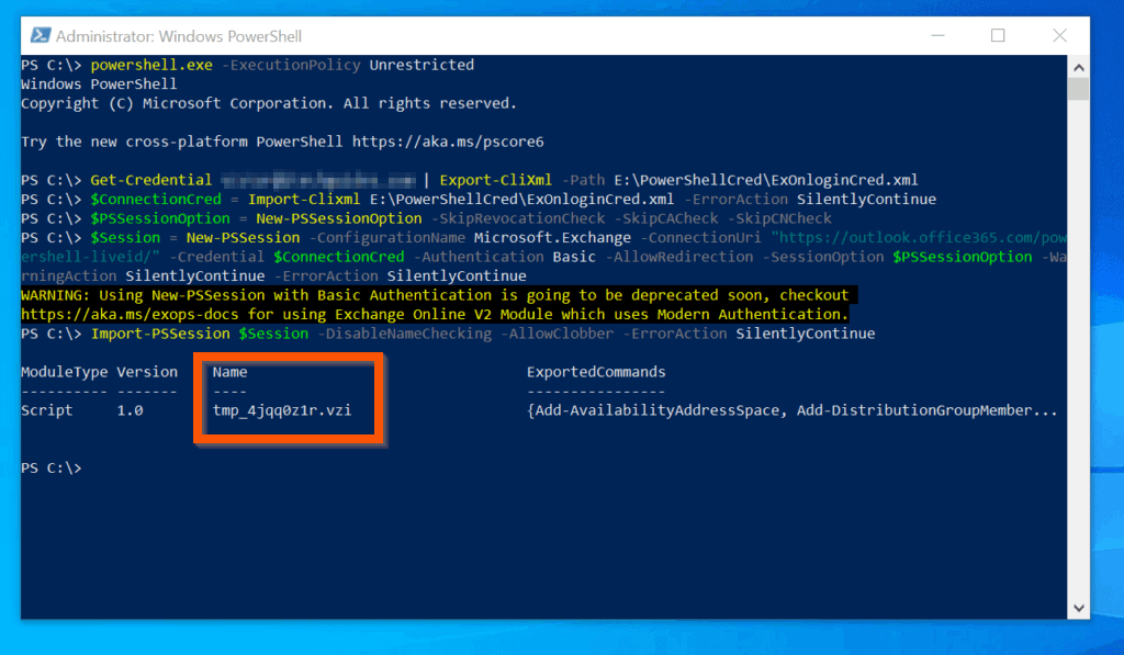 Connect to Exchange Online PowerShell 2 Steps