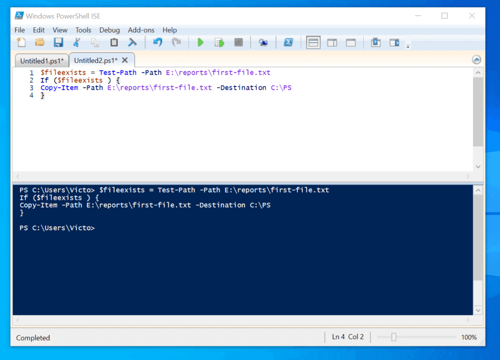 powershell browse for file