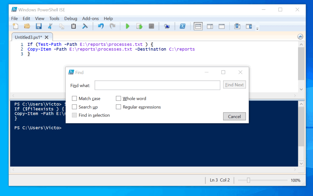 powershell-ise