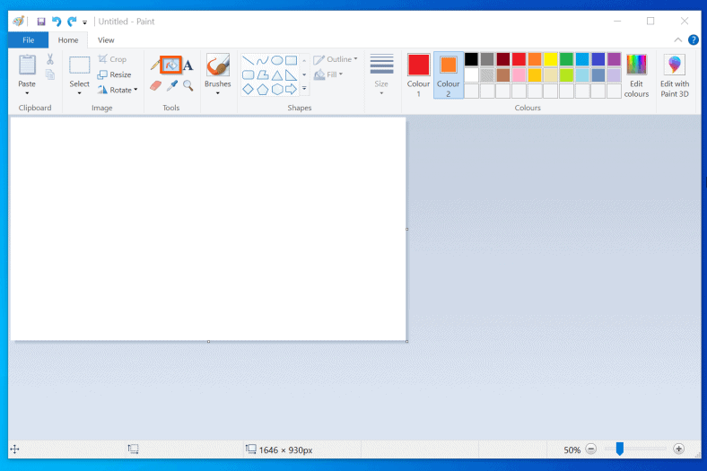 free paint template download for windows 10