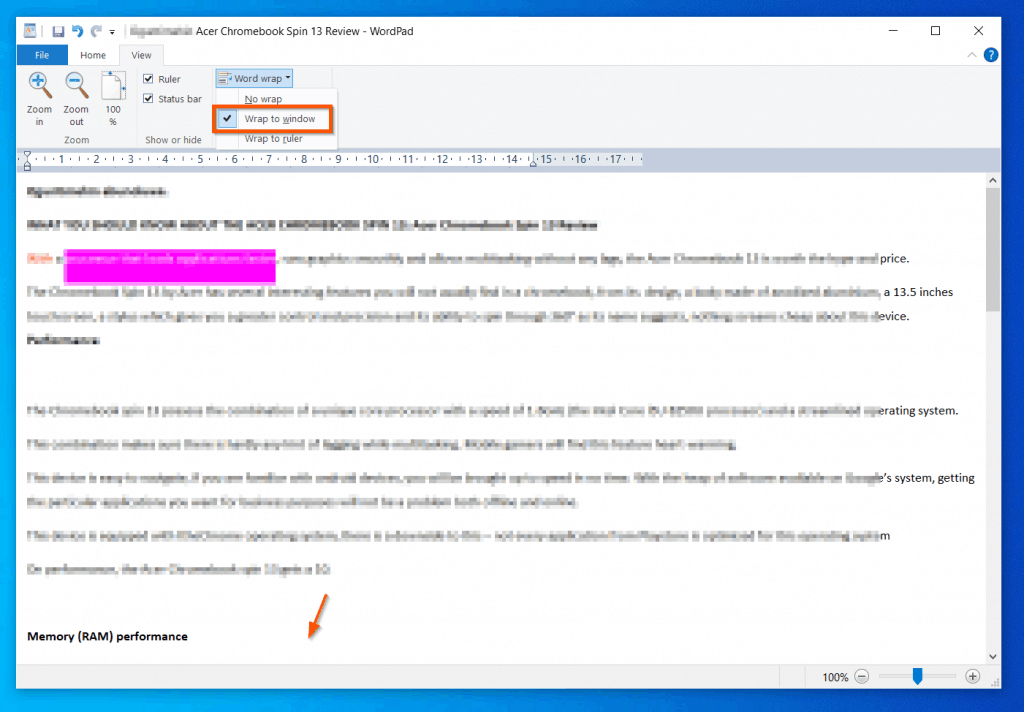 how to enable spell check in wordpad