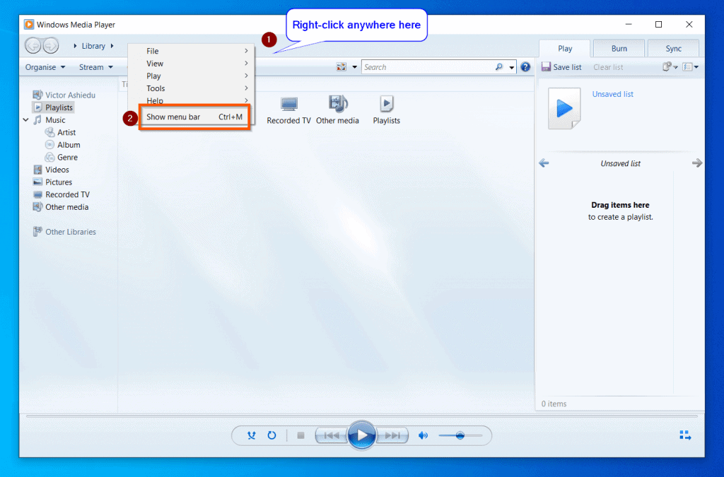 Get Help With Windows Media Player In Windows 10 - 9