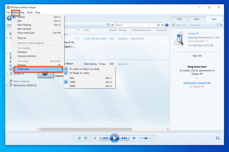 windows media player windows 10 n 64 bit download