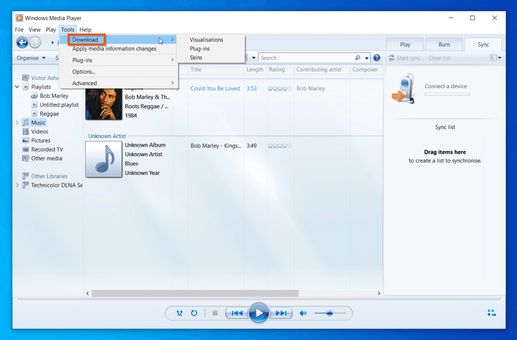 windows 10 default cd player