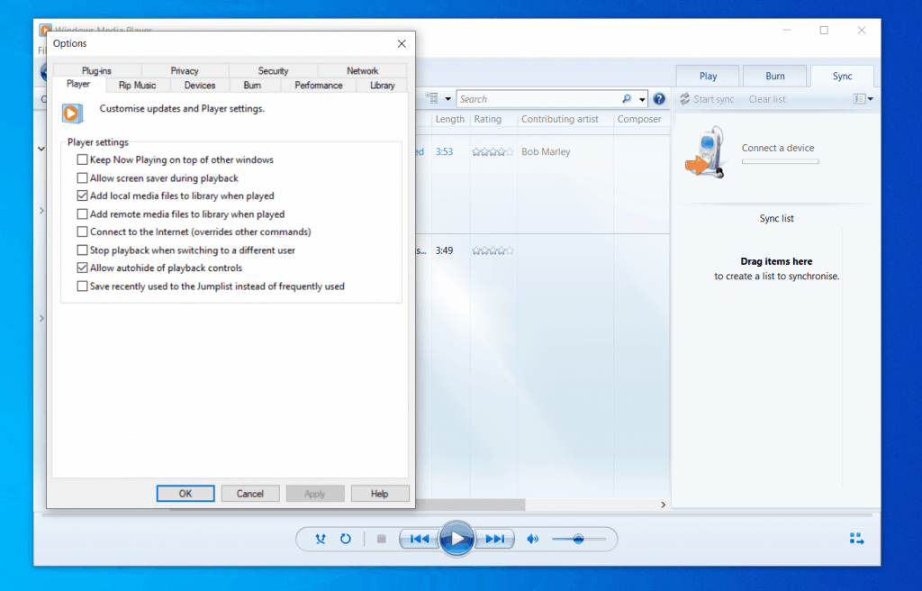 Get Help With Windows Media Player In Windows 10 - 10
