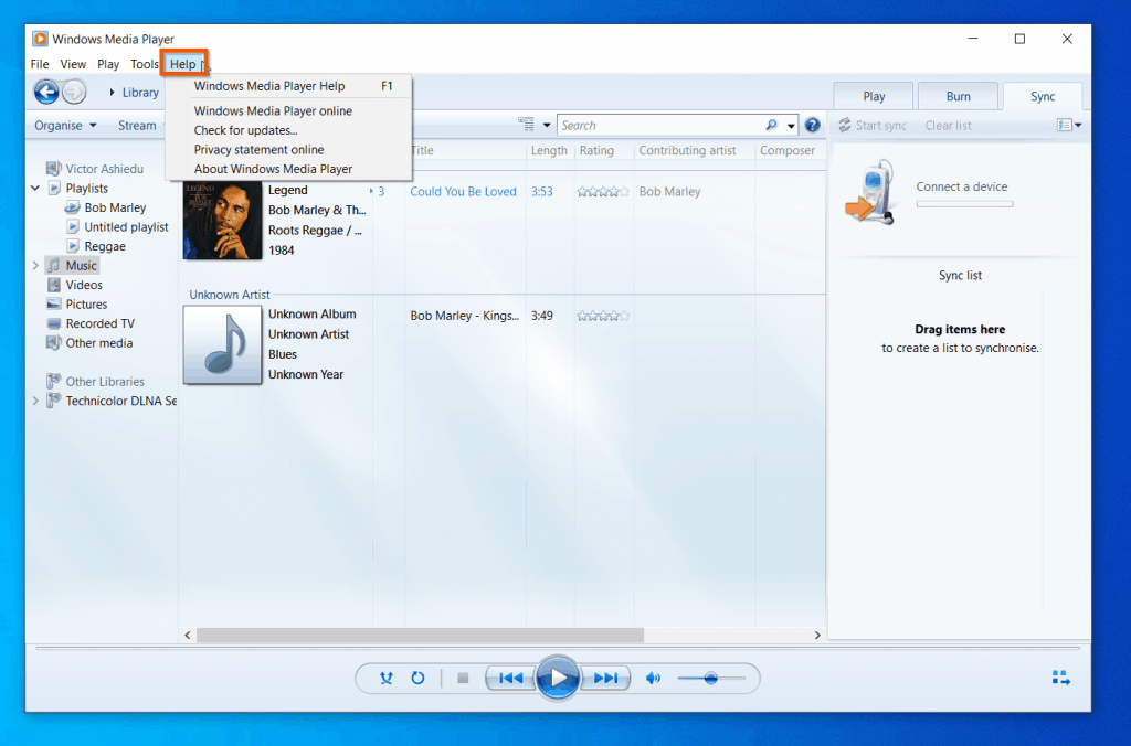 Get Help With Windows Media Player In Windows 10 - 47