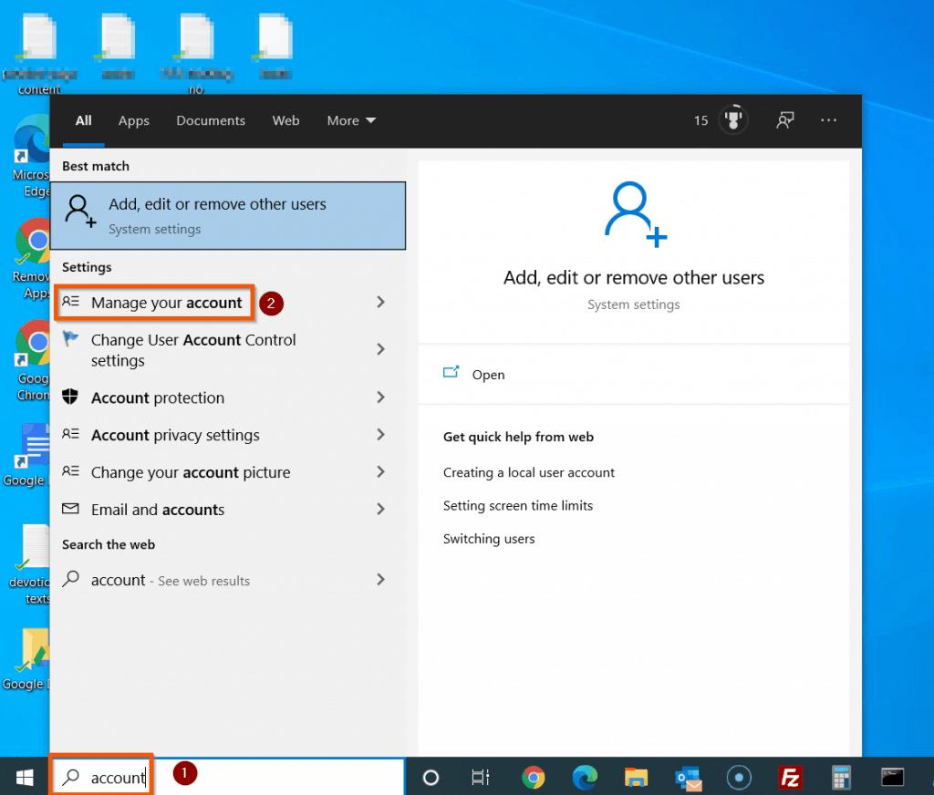 syncsettings windows 10 with microsoft login