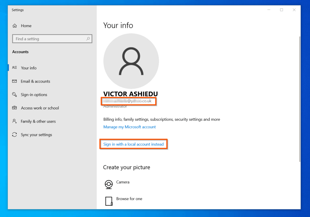 Wondering How To Sync Your Settings In Windows 10? - Sign In With A Microsoft Account