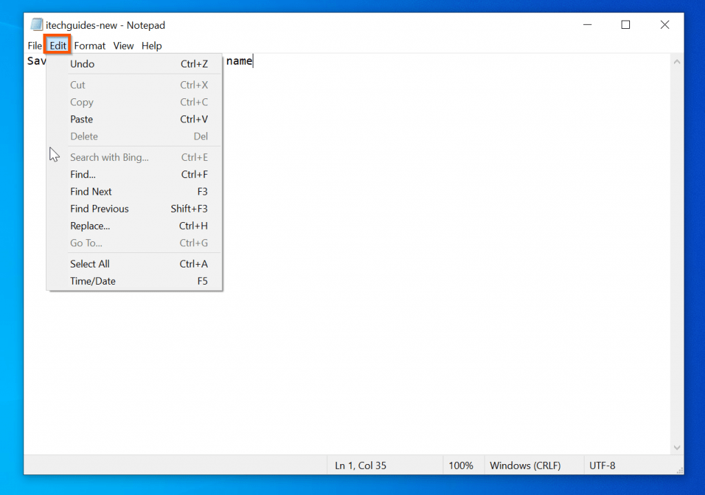 windows update notepad file nulls