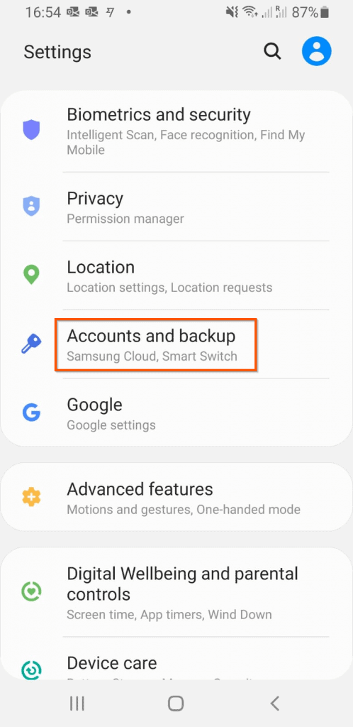 How To Access Samsung Cloud From A Samsung Phone