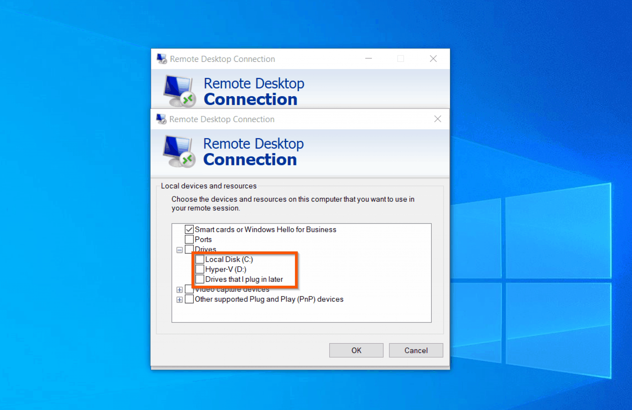 remote desktop connection download windows 10 pro