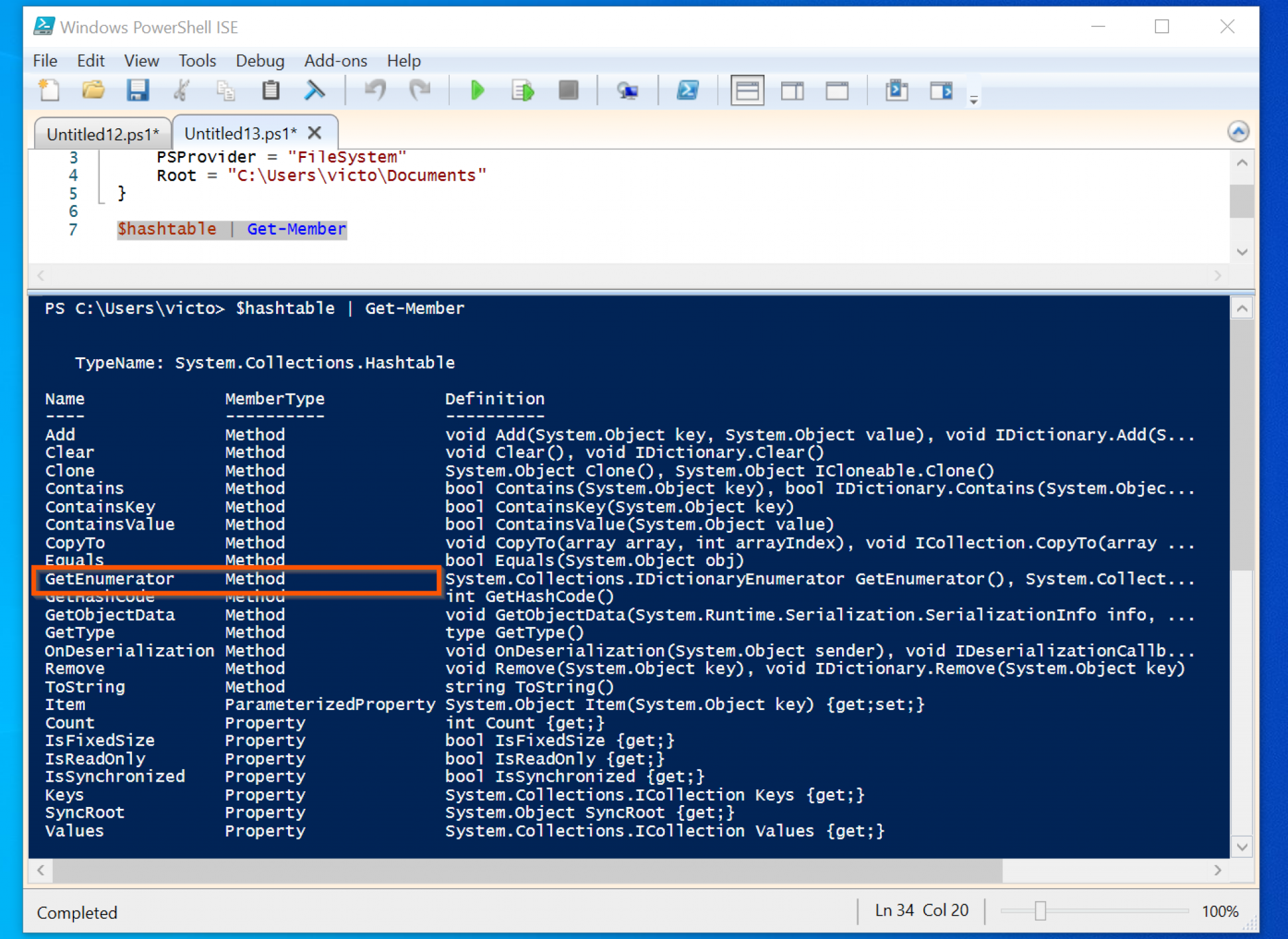 difference between powershell and go2shell