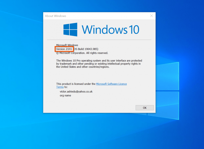 download windows 10 21h2 update