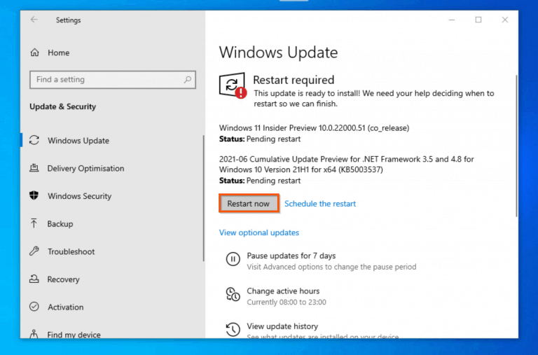 windows 11 beta install