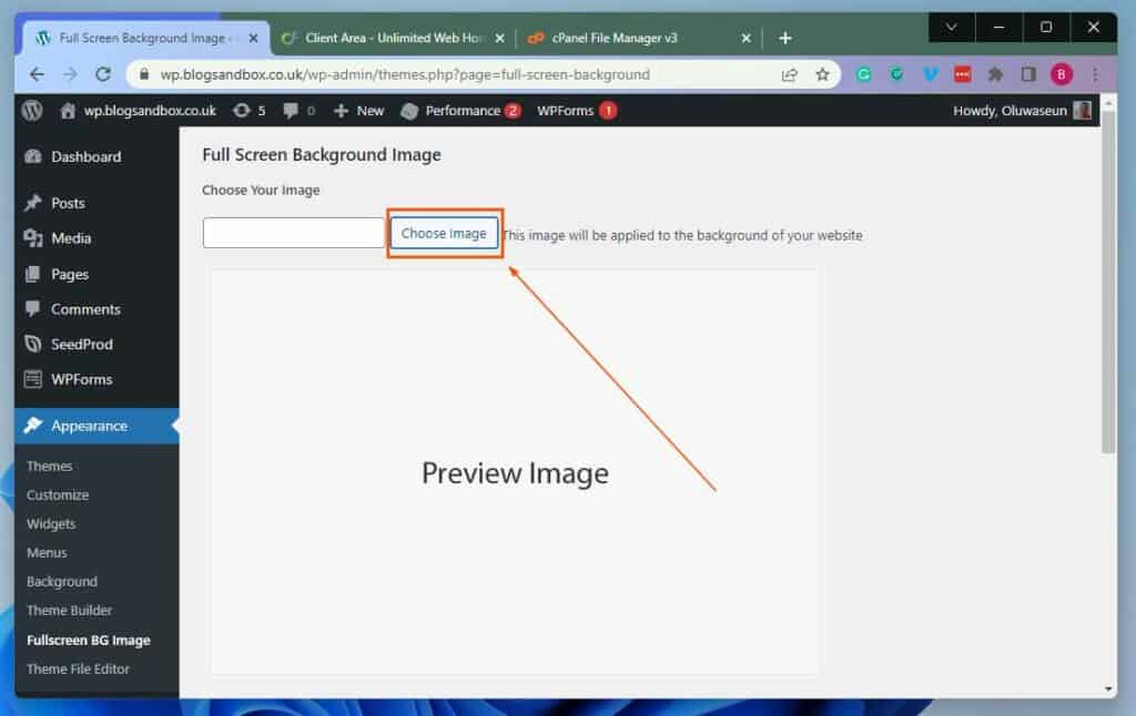 How To Make A Picture A Background On WordPress - 71