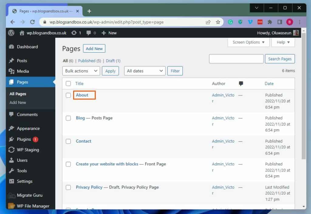 How To Edit Page In WordPress - 41